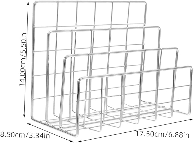 OSALADI Desktop Mail Sorter Organizer Multi Compartment File Holder for Home Office Chic Design for Papers Receipts Mail Keeps Workspace Tidy and Organized