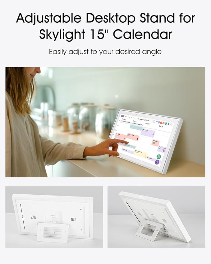 Adjustable Stand for Skylight Calendar 15 Inch (Gen 1) ??Heavy-Duty Metal, Infinite Tilt Adjustment ??Premium Accessory (Not Compatible with 15 Inch Gen 2)