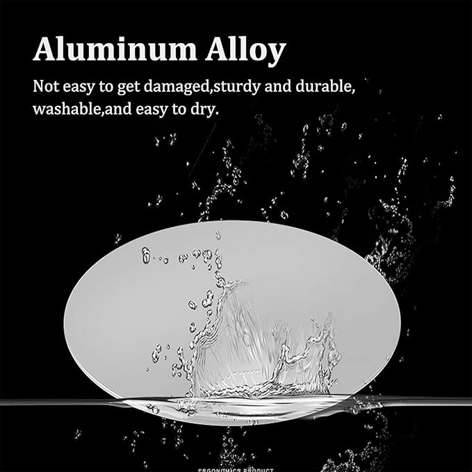 360° Rotation Monitor Swivel Base, Silver Aluminum Alloy Computer Screen Monitor Turntable Stand Flat Panel TV Rotating Swivel Base Mat for iMac,Laptop,Potted Plants,Arts & Crafts and More