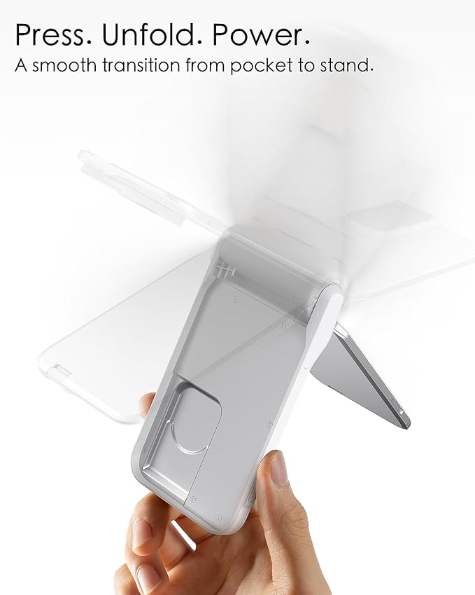 3 in 1 Charging Station for Multiple Devices,Travel Wireless Charging Station, Foldable Charger for iPhone 16/15/14/13/12/SE/11/X/8 Series,& Android Phone,& AirPods,& iWatch (Adapter Not Included)