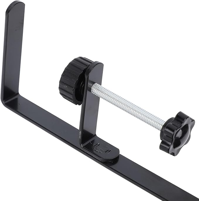 TOPINCN Desk Side Storage, Adjustable Hanging Under Desk Storage Organizer Clamp on Desk Organizer for Office Dormitory and Home (Black)