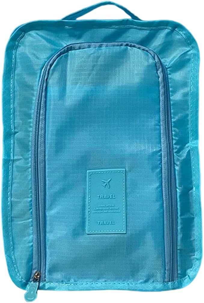 Multipurpose Travel Shoe Organiser Polyester Carryall with Separate Compartments for Gym Essential Practical Shoe