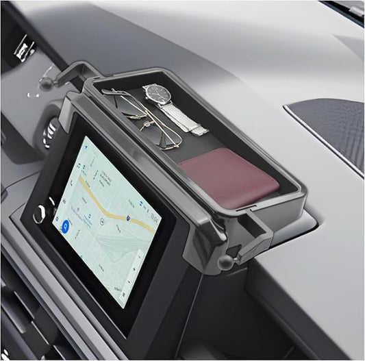 SXCY for 2024 2025 2026 Toyota Tacoma Center Console Organizer (8 inch screen Only) for 2024 2025 2026 Tacoma Dashboard Tray for 2024-2026 Tacoma Screen Back Organizer for 2025 2026 Toyota Tacoma