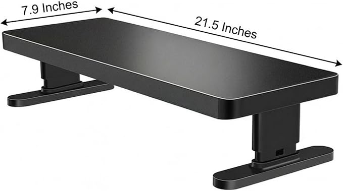 Adjustable Monitor Stand with 4 height options, Desk Shelf for Top of Desk Adjustable