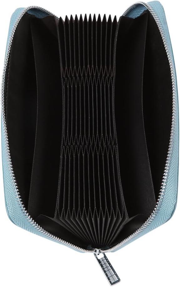 Women 36 Slots RFID Blocking Card Holder Large Long Leather Zipper Organizer Accordion Wallet