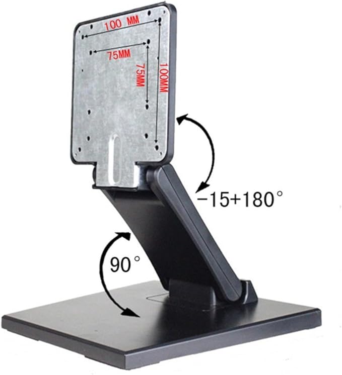 WEARSON WS-03A Adjustable LCD TV Stand Folding Metal Monitor Desk Stand With VESA Hole 75x75mm&100x100mm