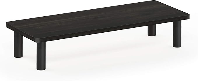 Furinno Turn-N-Tube Monitor Riser Stand, Espresso/Black
