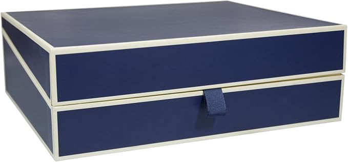 Semikolon - Document Storage Box for A4 Sized Documents, Marine