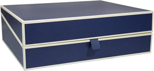 Semikolon - Document Storage Box for A4 Sized Documents, Marine