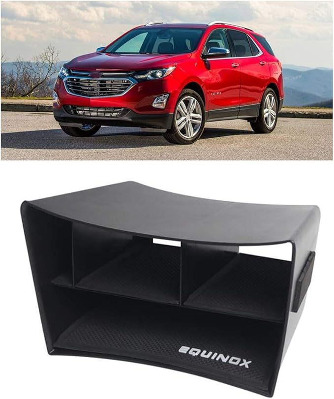Car Central Center Console Organizer Insert Tray Storage Box Holder Compatible for Chevrolet Equinox 2018 2019 2020 2021 2022