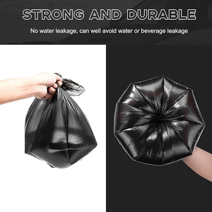 Yourkar Foldable Waterproof Leather Car Garbage Organizer Holder, Automotive Mini Dustbin Container with One Roll Trash Bag, Universal Interior Car Accessories (Trash Bag)