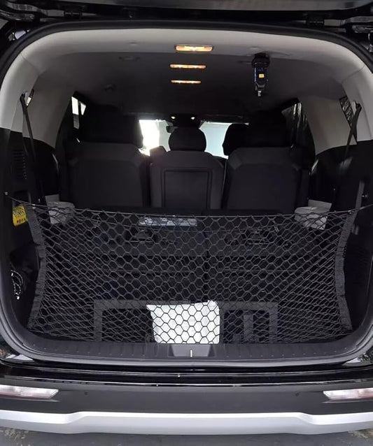 Rear Trunk Organizer Cargo Net for Kia Carnival 2022–2025 – Envelope Style Cargo Net for SUV – Premium Mesh Car Trunk Organizer Vehicle Carrier Storage – Compatible with Kia Carnival