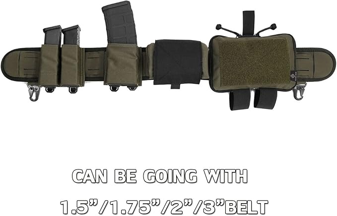 PETAC GEAR Tactical Medical Pouch Compact Admin Belt Pouch EMT First Aid Pouch IFAK Utility Pouch Trauma Kit Organizer Tourniquet Holder
