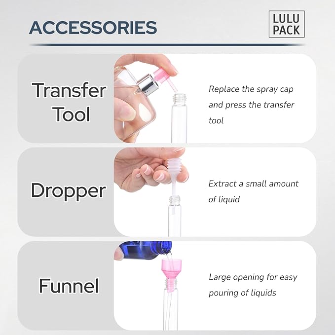 Fusupak Perfume Atomizer Travel Bottle Refillable: Cologne Sprayer Portable for Men - Mini Spray Empty for Refill - 8ml Small Size Pink