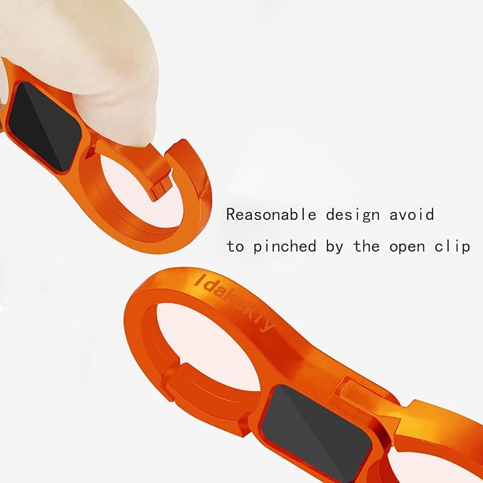 Idakekiy Key Chain Quick Release Spring with 4 Key Rings Heavy Duty Car Keychain Organizer for Men and Women