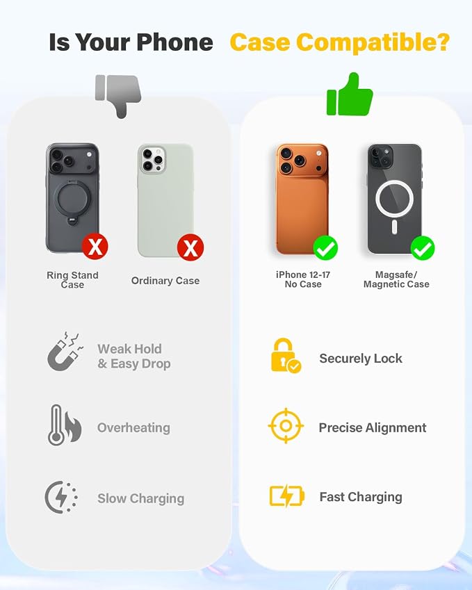 3 in 1 Fast Charging Station for iPhone, 25W Wireless Magnetic Phone Charger for iPhone 17 16e 16 15 14 13 12 Serise, Watch Charger Stand, Wireless Charging Station for AirPods 4 3 Pro, Blue