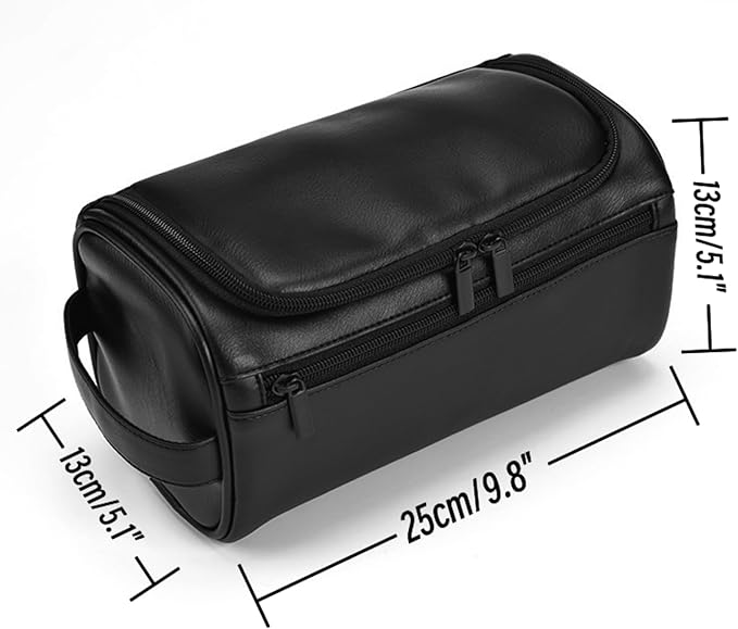 Personalized Large Toiletry Bag for Men,Minimalist Travel Toiletry Organizer Dopp Kit Water-resistant Makeup Bag for Travel Essentials,Travel Gifts For Men Unique