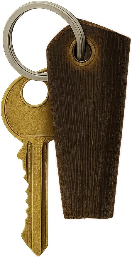 Full Grain Leather Key Wrap – Silent Keychain Organizer with Snap Closure, Key Ring Cover & Pocket-Friendly Sleeve – Handmade Key Holder for Men, Stylish & Durable EDC Accessory