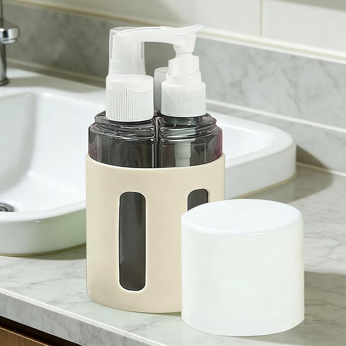 Travel Bottle Set,Leakproof Portable Refillable Storage | Travel Size Toiletries Bottles,for Outdoor Camping Trip Vacation Hotel Women Shampoo Conditioner Lotion
