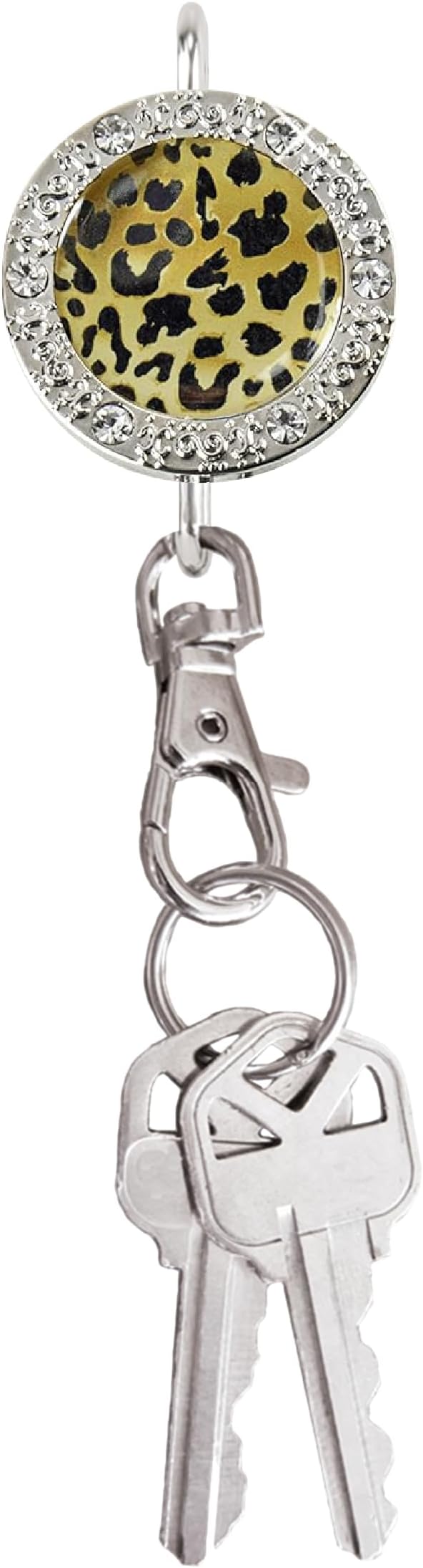 Women’s Bag Charm Key Finder, Car Keychain Hook, Cute Purse Organizer & Tote Bag Accessories, Gifts for Mom - Bling