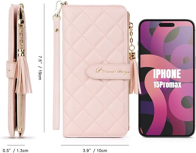 Passport Holder for Travel,Leather Passport Wallet,Travel Document Organizer with AirTag Slot,RFID Blocking With Credit Cards Case,Zippered Coins Pocket and Cash Slot for Women Men
