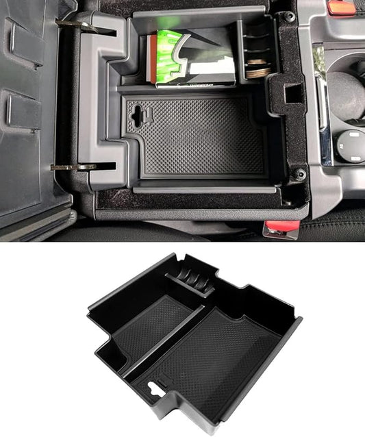 Vesul Center Console Tray Armrest Storage Box Compatible with Land Rover Discovery Sport 2015 2016 2017 2018 2019 Door Organizer ABS Tray Insert Glove Pallet