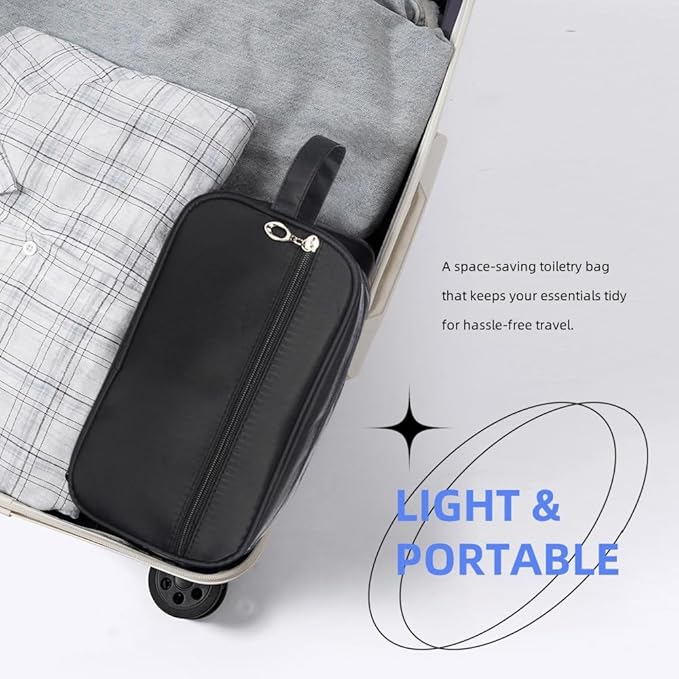 Tumecos Toiletry Dopp Kit Travel Electronics Organizer Shaving Accessories Bag