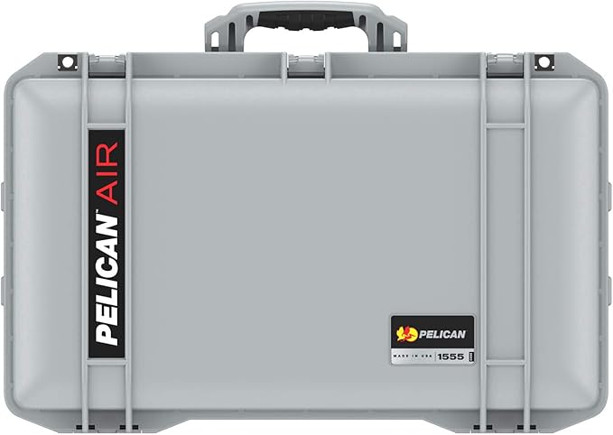 Pelican Air 1555 Case With Foam - Silver