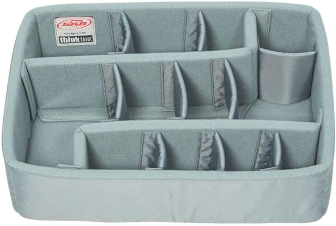 SKB Cases iSeries Storage Organizer iSeries 3i-1510-6 Think Tank Designed Padded Divider Set, Gray (5DV-1510-TT)