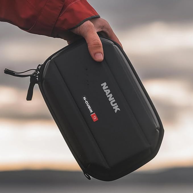 NANUK N-Cubik T3 Camera Bag Insert – Water-Resistant Hard-Shell Pouch – Shockproof Protective Camera Insert for Backpack – Perfect for Accessories & Gear (9.4” x 6.3” x 2.8”)