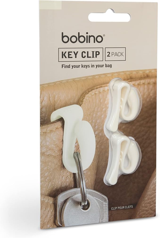 Bobino Key Clip 2-Pack - Stylish Minimalist Organizer