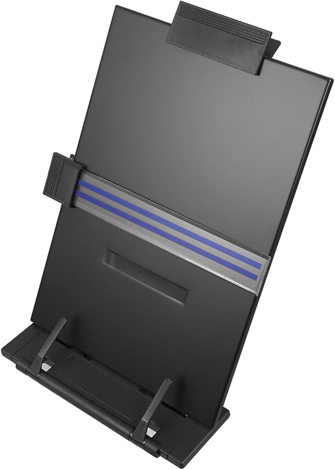 Multi-Functional Desk Stand Receipt Holder Document Stand for Typing Holder for Desk