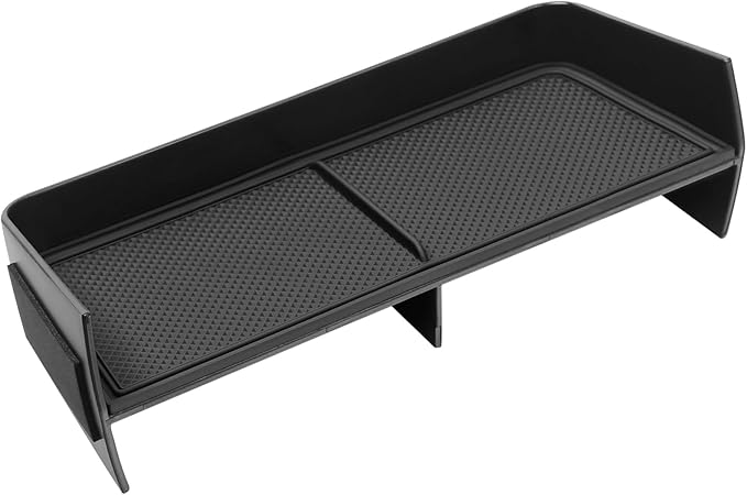 YOJOJOCO Center Console Tray Organizer Compatible with Honda 2023 2024 2025 2026 Pilot ＆ 2026 Passport Accessories Black ABS Plastic Material Insert Tray Pallet Storage