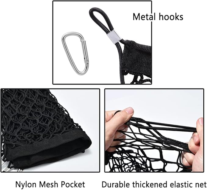 49''X16'' Truck Bed Organizer,Elastic Shrink Cargo Net Hold Many Items to Keep The Interior of Tidy,Truck Storage Fit for Ford,Chevrolet,GMC,Tantu