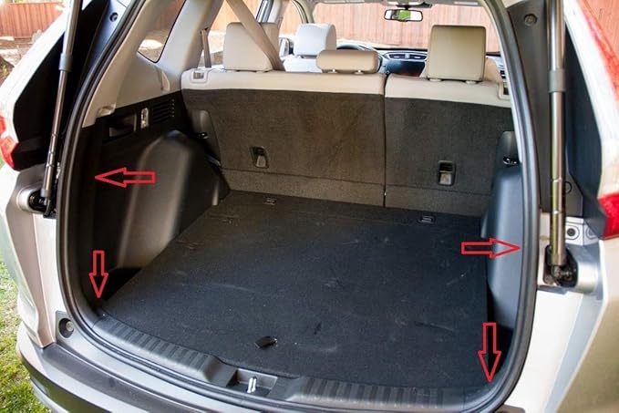 Envelope Style Automotive Elastic Trunk Cargo Net for Honda CR V 2017-2022- Premium Trunk Organizer and Storage - Luggage Net for Crossover - Not Suitable for Hybrid