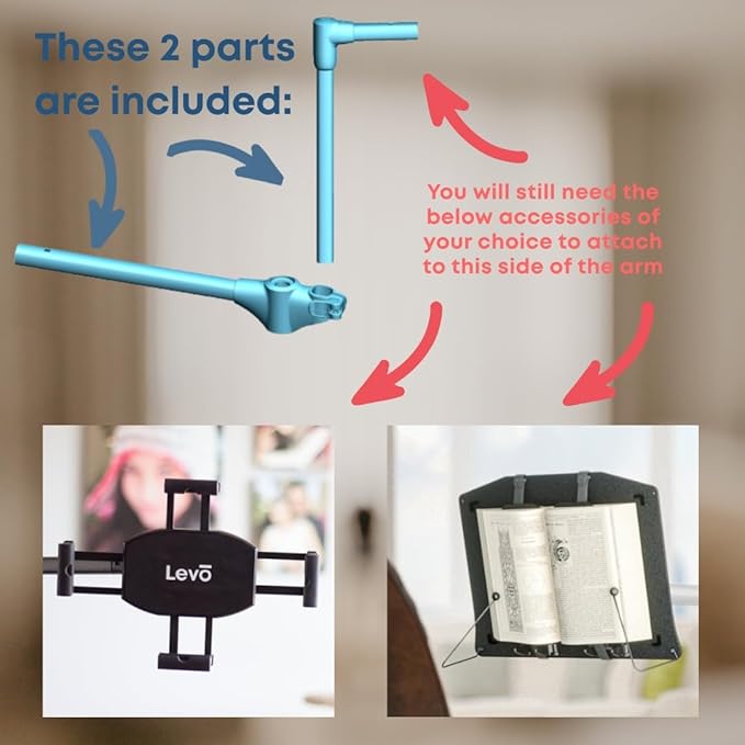 LEVO 2nd Arm for 33801 Black