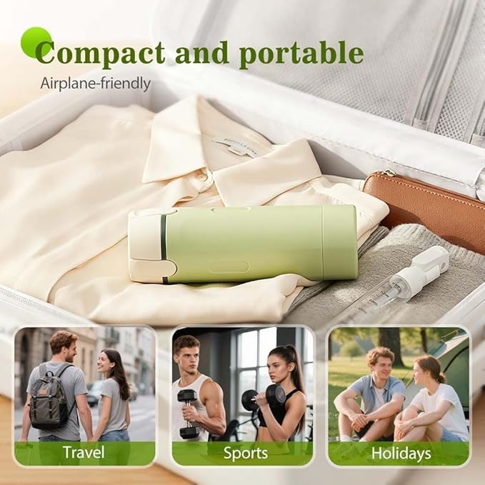 HISKI 4 in 1 Travel Bottles for Toiletries,Portable Travel Toiletries Bottle Set, Portable Containers for Shampoo Lotion Conditioner Cream Transparent with Scale and Label (White-2PC)