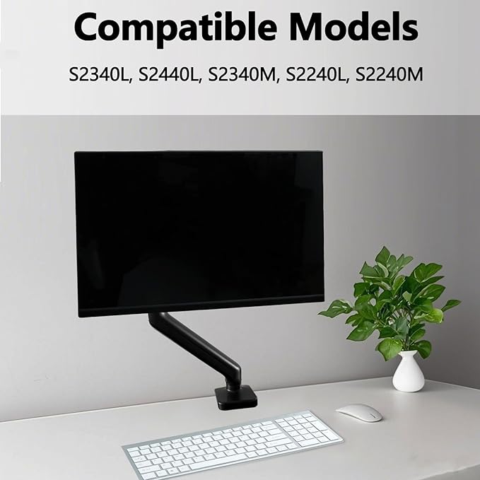 S2340M VESA Adapter Compatible with 22" S2240L,22" S2240M,23" S2340L,23" S2340M,24" S2440L Monitor??75x75 to 100x100 Wall Mount Bracket