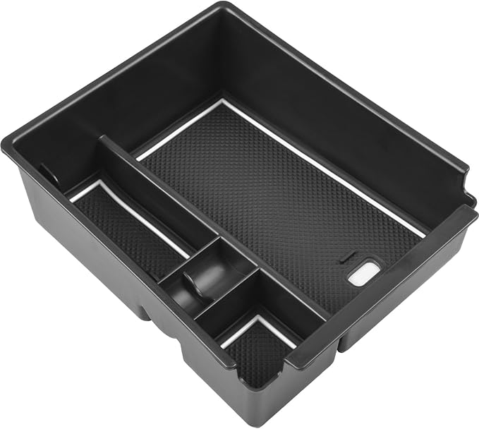 HGWEI Center Console Organizer Compatible with 2022-2024 Hyundai Tucson & Santa Cruz 2022-2025 Interior Accessories Armrest Storage Box Insert Tray (Not for 2025 Limited/Hybrid/Plug-in Hybrid) White