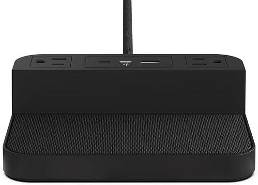 Nonstop Station P Bedside Charging Station ??Wireless Charging, USB & USB-C Power, 2X AC Sockets Hotel-Grade Design.