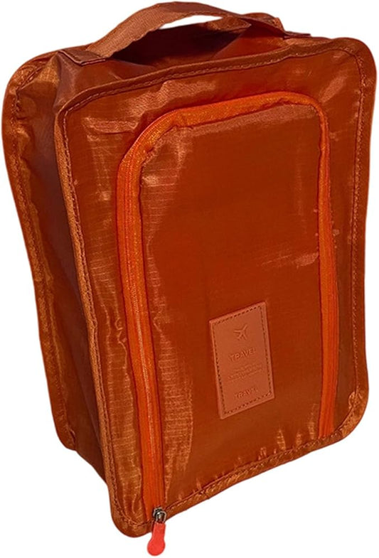 Practical Travel Shoe Pouches Breathable Meshes Compartment Polyester Organiser for Sports Gears Accessories Multifunctional Shoe Organiser