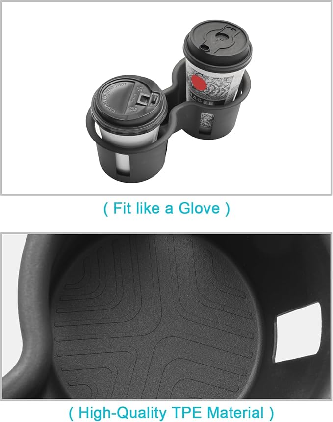 CDEFG Center Console Organizer for 2026 Honda Passport (RTL/TrailSport Elite/TrailSport) Accessories for 2026 Passport Middle Console Cup Holder Storage Box(Cup Holder for 2026 Passport)