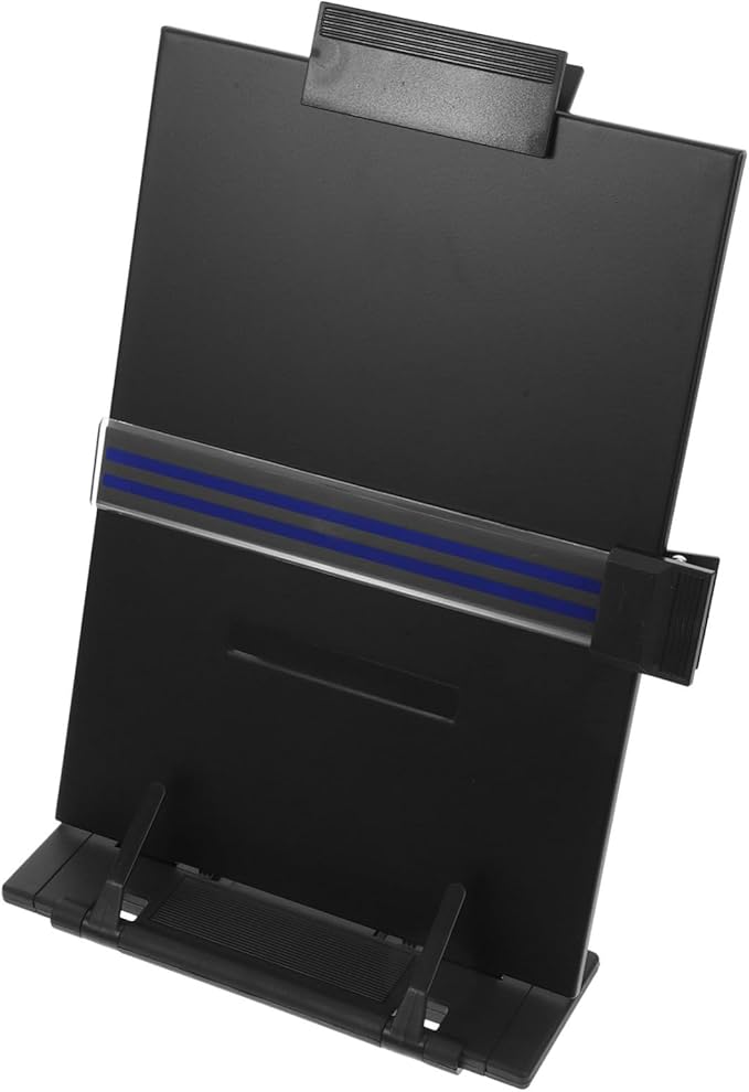 Adjustable Document Holder Stand for Desk Versatile Reading Rack for School Office Home Library for Hands Reading Typing Smooth Surface Angle