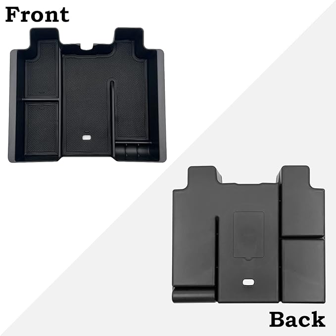 Compatible with Chevy Silverado 1500 Accessories/GMC Sierra 1500 2019-2022 Center Console Organizer Tray Fits for 2020-2023 Silverado/Sierra 2500 HD/3500 HD -Full Console Only
