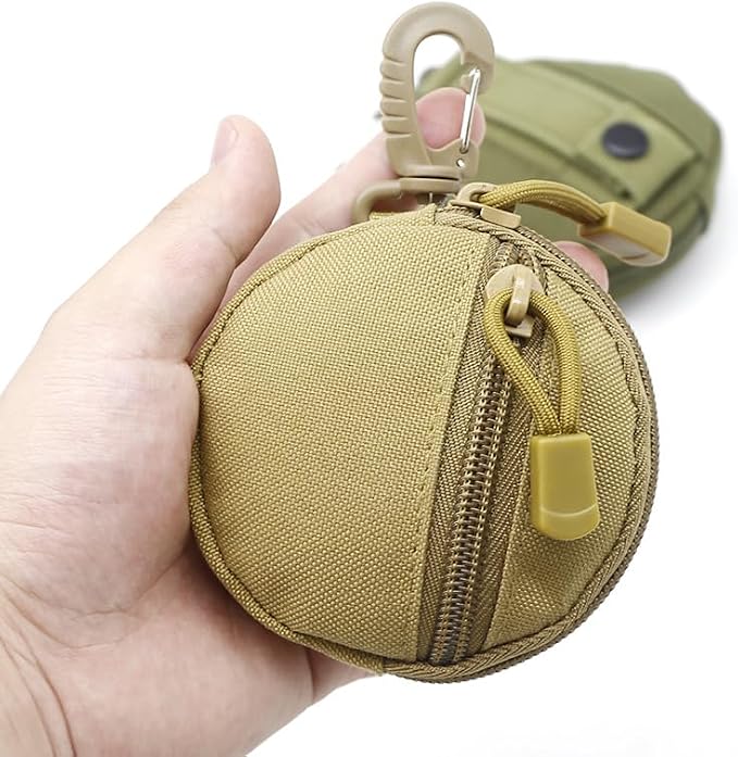 Small EDC Pouch EDC Bag Molle Pouch Tactical Wallet, Molle Accessories, Coin Pouch Coin Purse, Key Case, Tactical Keychain Pouch, Earphone Case, Military Gear Waterproof