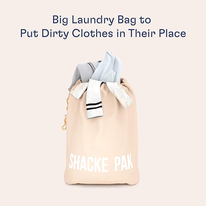 Shacke Packing Cubes for Travel 5 Set - Premium Luggage Organizer Bags - Versatile Travel Organizer for Women and Men - Optimized Packing Bags - Travel Essentials (Cream)