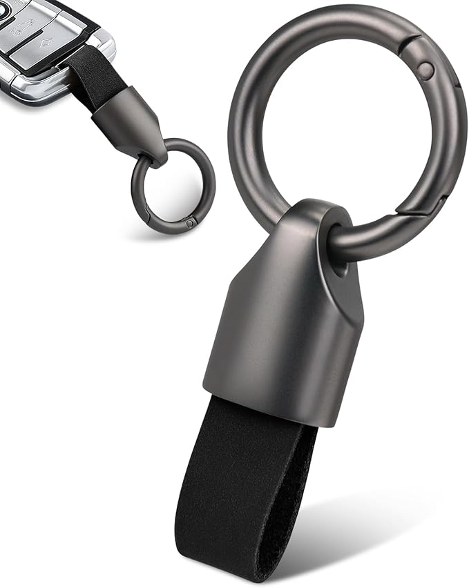 Car Key Chain Ring Clip, Small Key Fob Accessory with Keyrings Zinc Alloy Buckle