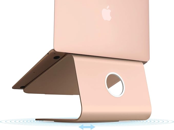 Rain Design mStand360 Laptop Stand with Swivel Base, Gold (10073)