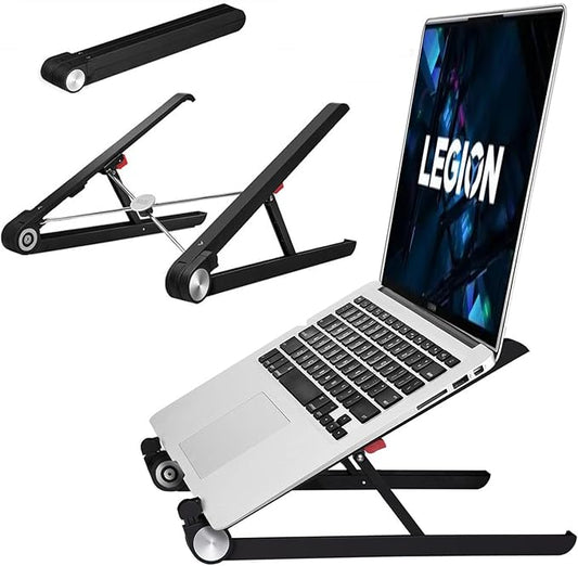 Portable Laptop Stand for Lenovo Legion 9i 7i 5i 5 Pro 7i 5i 5 Legion Slim 5 7 Y530 Y730 Y7000 Gaming Laptop.Laptop Stand for Desk,Made of Reinforced Nylon, 304 Stainless Steel and Silicone.Black
