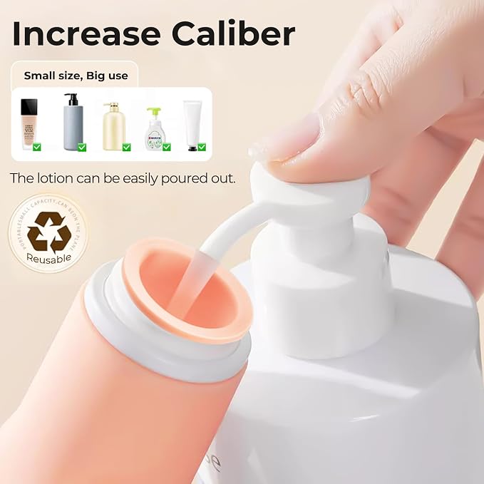 17 Pack Travel Bottles for Toiletries, TSA Approved Leak Proof Silicone Travel Containers for Toiletries with Label-Dopamine Color
